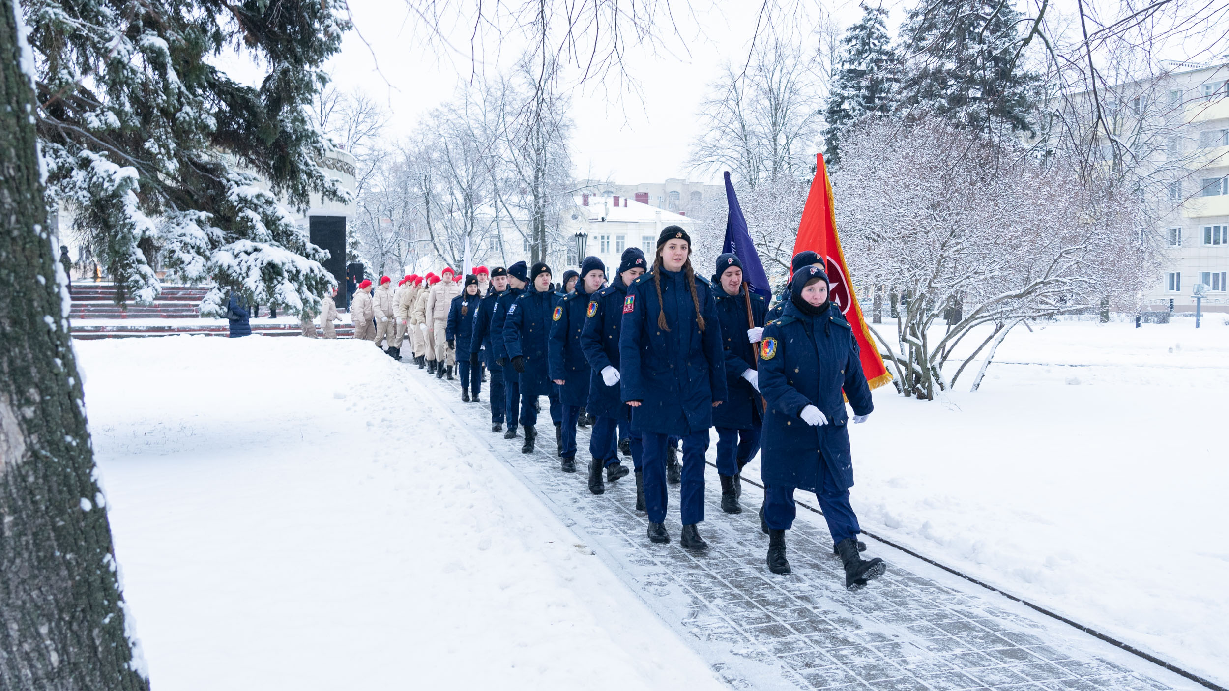Державинцы – участники Марша памяти, посвященного 80-летию победы в Сталинградской битве фото анонса