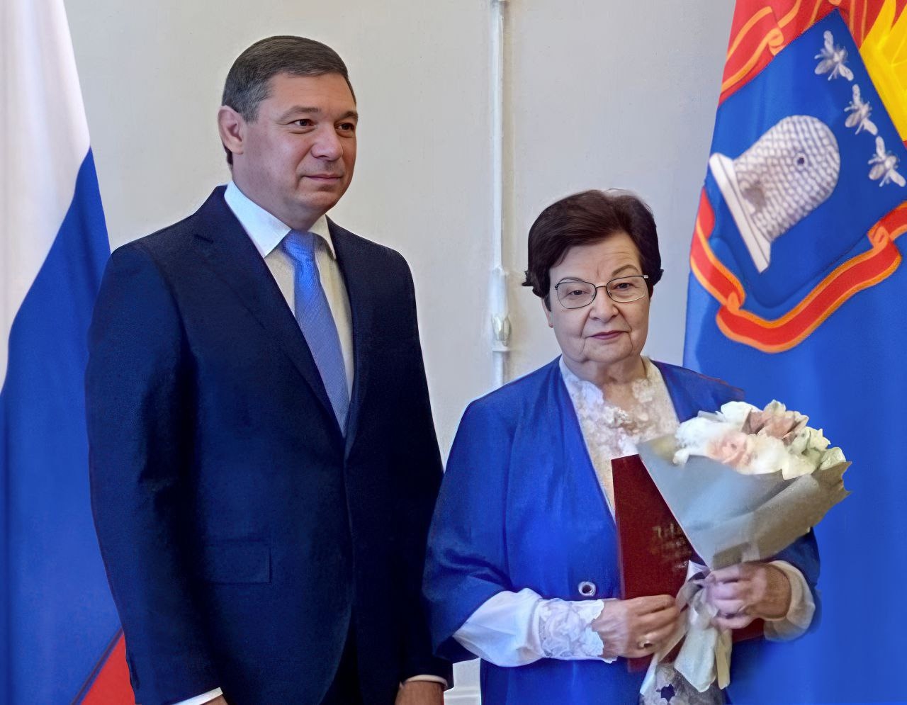 Сазонова Валентина Александровна — научный руководитель ИЭИТиКИ удостоена премии Тамбовской области имени Ивана Никитовича Марина