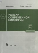 «Успехи современной биологии»