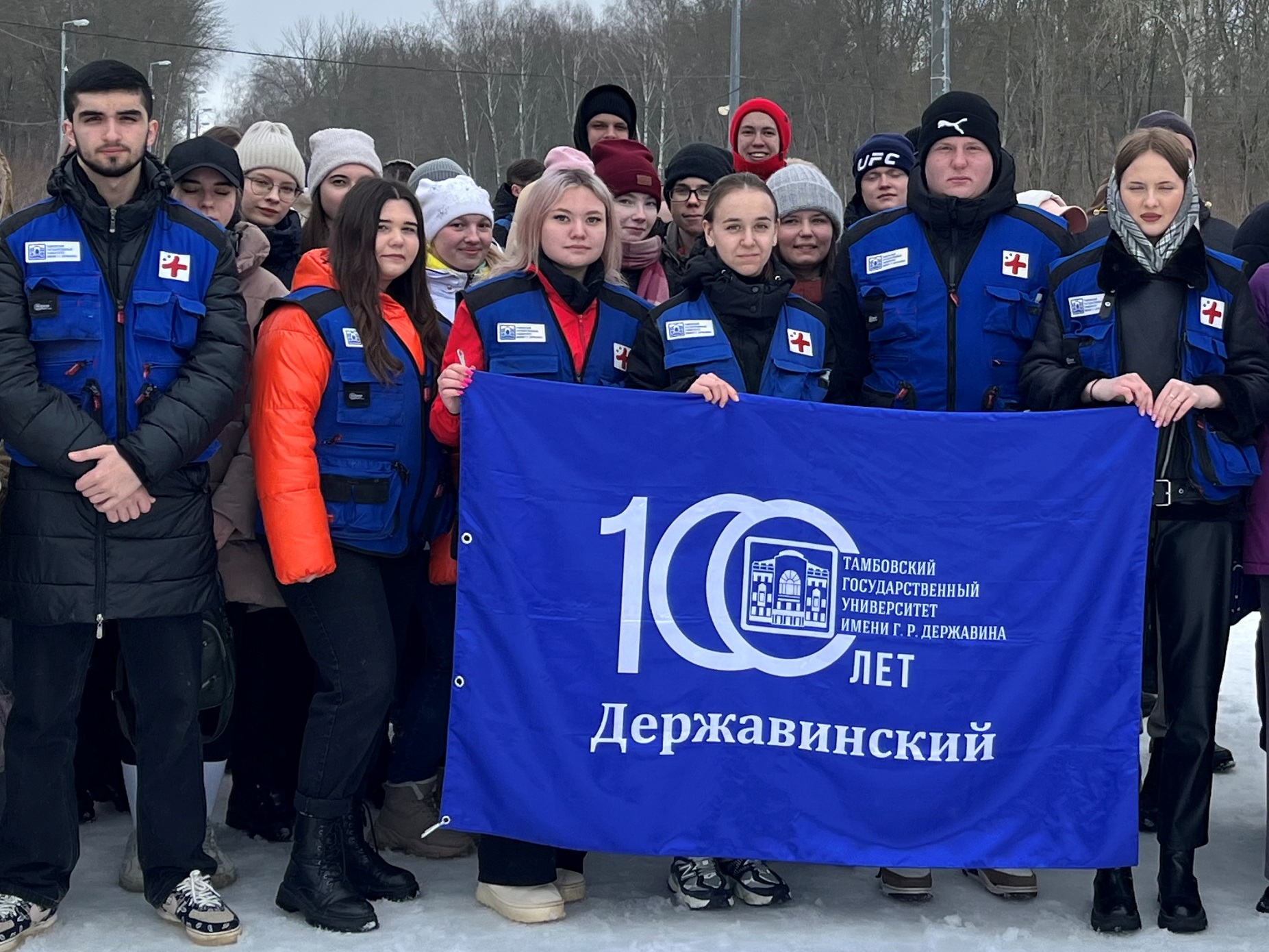 Студенты-медики –  участники забега в честь Крымской весны