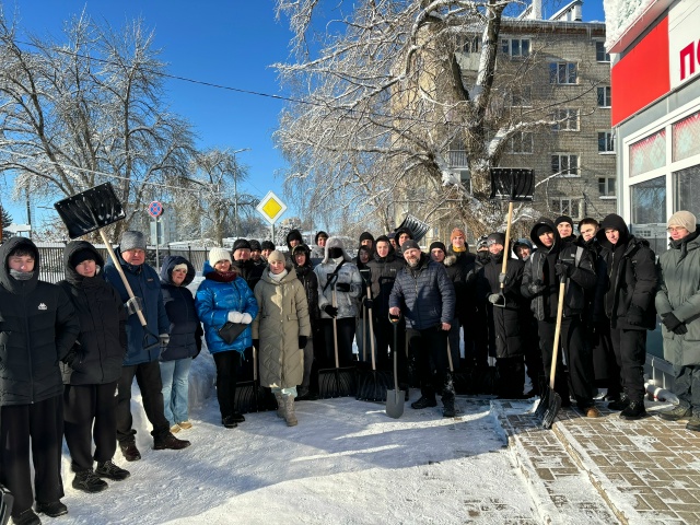  Команда преподавателей и студентов ИЭИТиКИ помогает городу справляться с заснеженными улицами