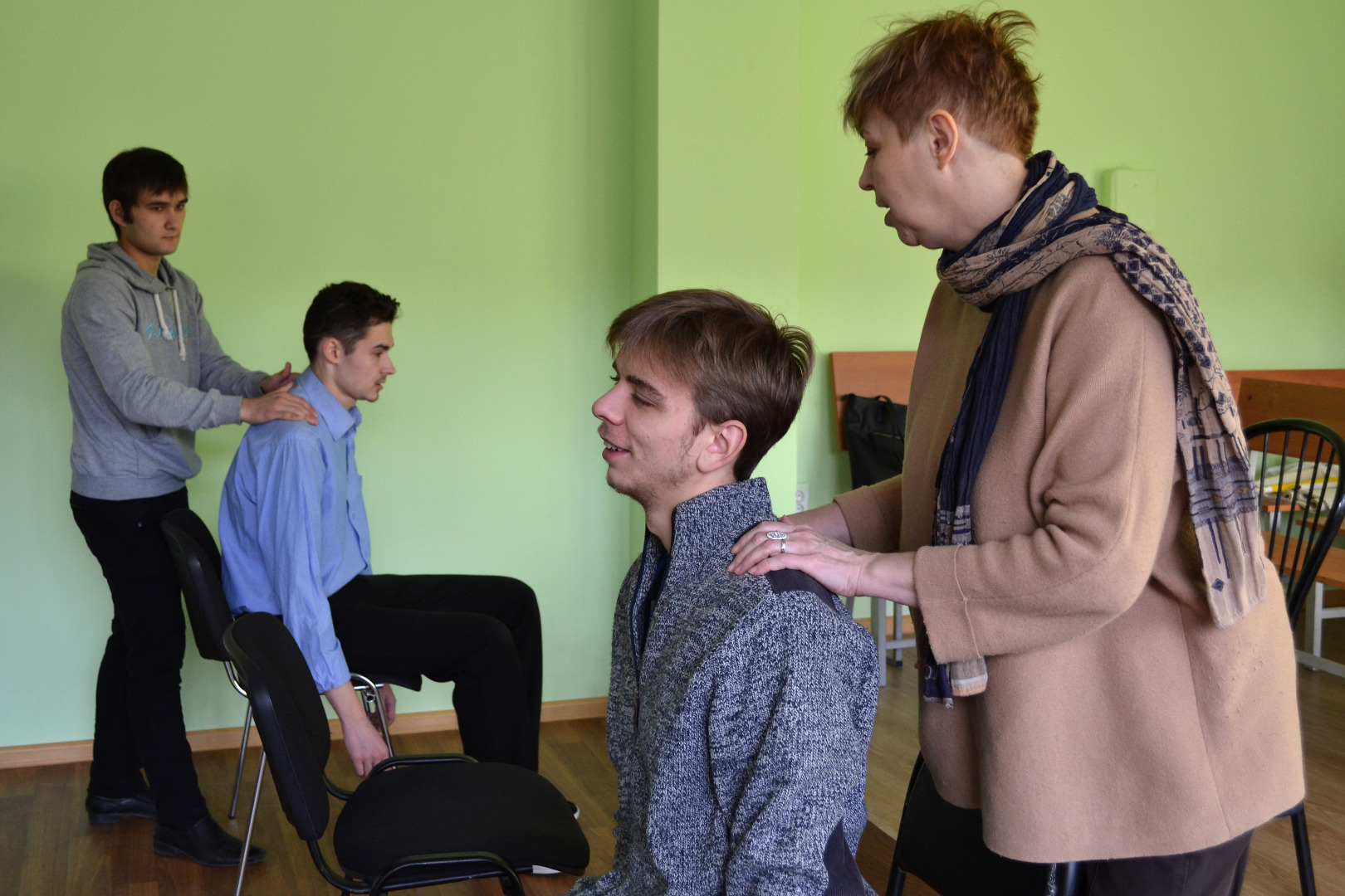 Изображение новости: Студенты ТГУ освоили сценическую речь с преподавателем ГИТИСа Верой Камышниковой