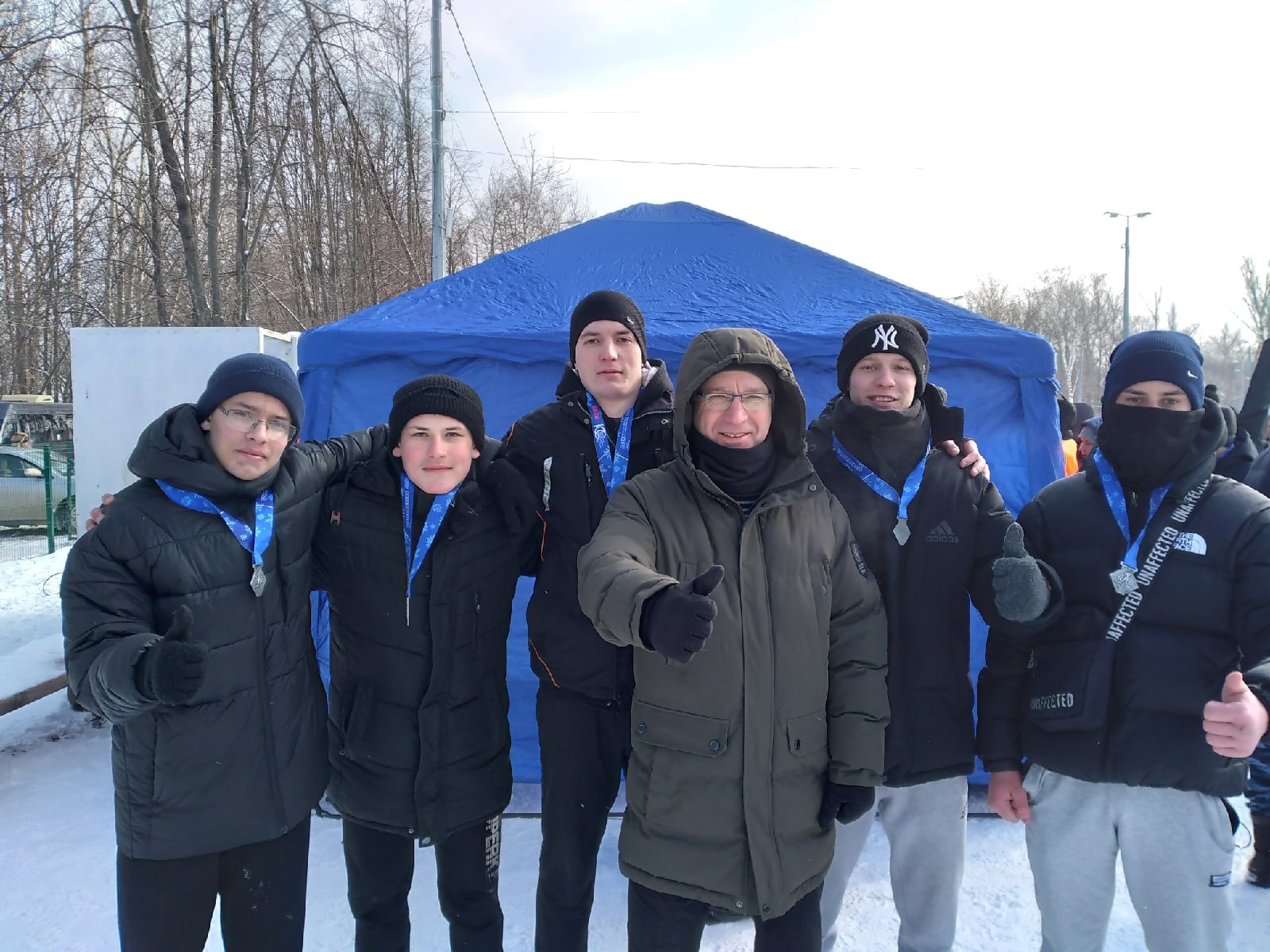 Cотрудники и студенты института военного образования приняли участие в традиционной "Державинской лыжне"