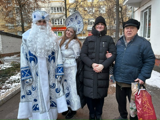 В рамках всероссийской акции Министерства науки и высшего образования РФ Державинский университет поздравляет ветеранов с Новым годом