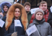 Изображение Студенты ТГУ имени Г. Р. Державина – участники митинга в честь Дня защитника Отечества