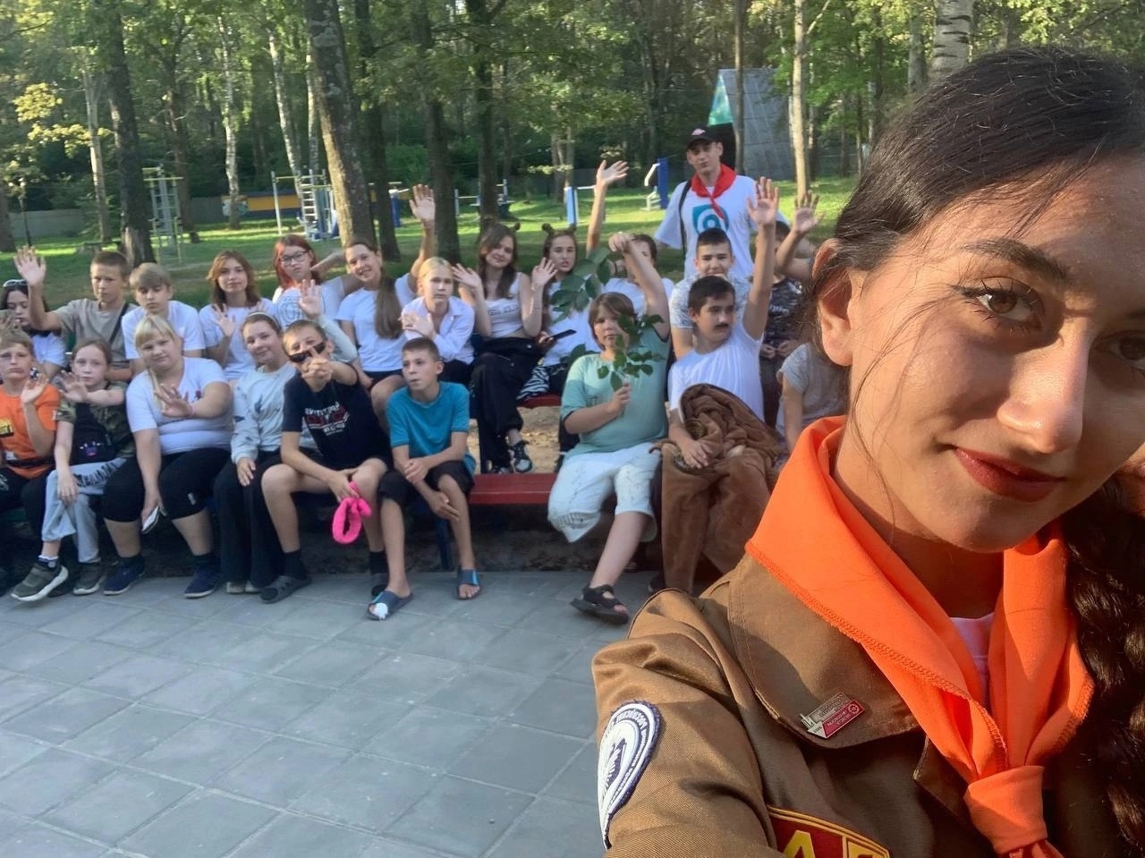 Студенческий педагогический отряд «Чародеи», Ароян Лусинэ, весёлые Старты, ДОЛ «Юность», г. Тамбов, 2023
