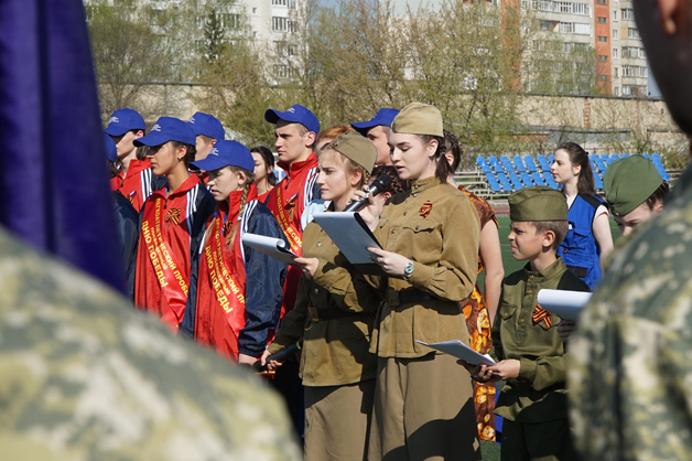 Изображение новости: Державинцы завершили легкоатлетический пробег, посвященный 74-й годовщине Великой Победы