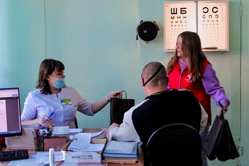 Волонтёры-медики участники всероссийской акции «Российский детский Дед Мороз»