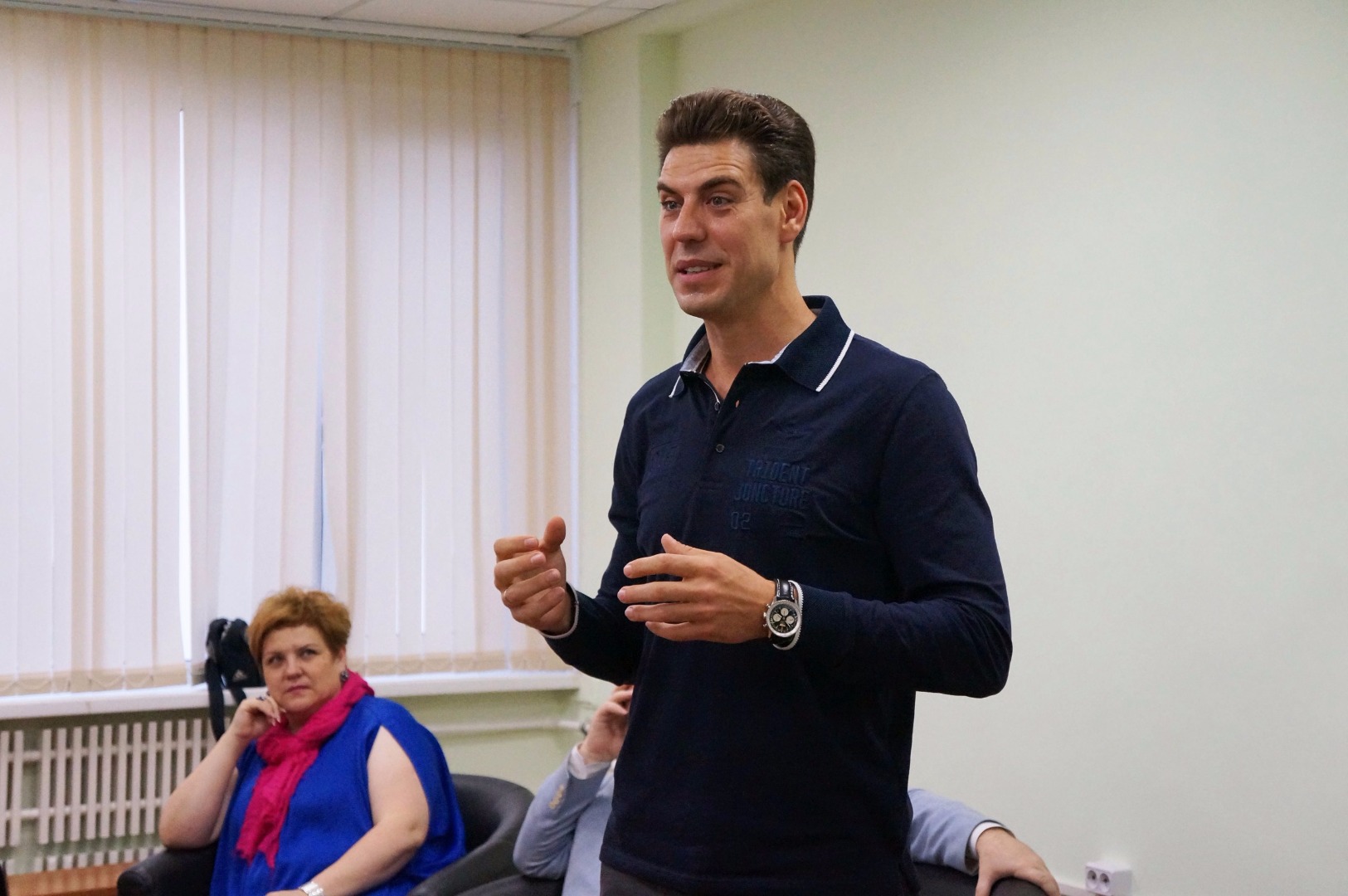 Изображение новости: Знаменитый актер театра и кино Дмитрий Дюжев встретился со студентами ТГУ
