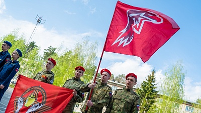 Изображение В Державинском прошли военно-спортивные игры «Юнармейская смена»
