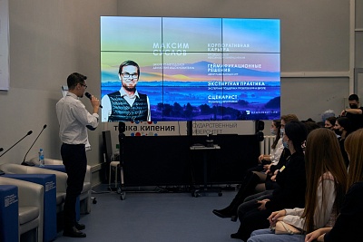 Изображение Представитель Всероссийского движения «Вдохновители» Максим Суслов провел в Державинском мотивационную встречу